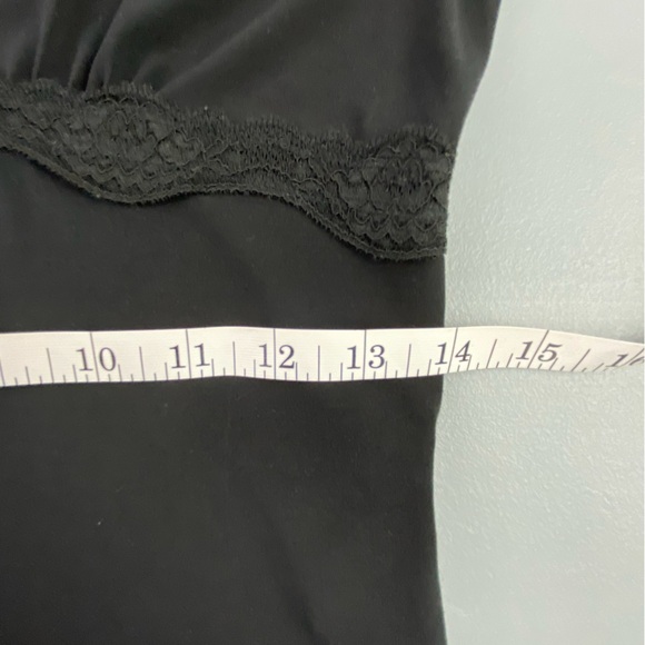 Guess Jeans fitted black sleeveless dress with lace women's size medium - Picture 12 of 16